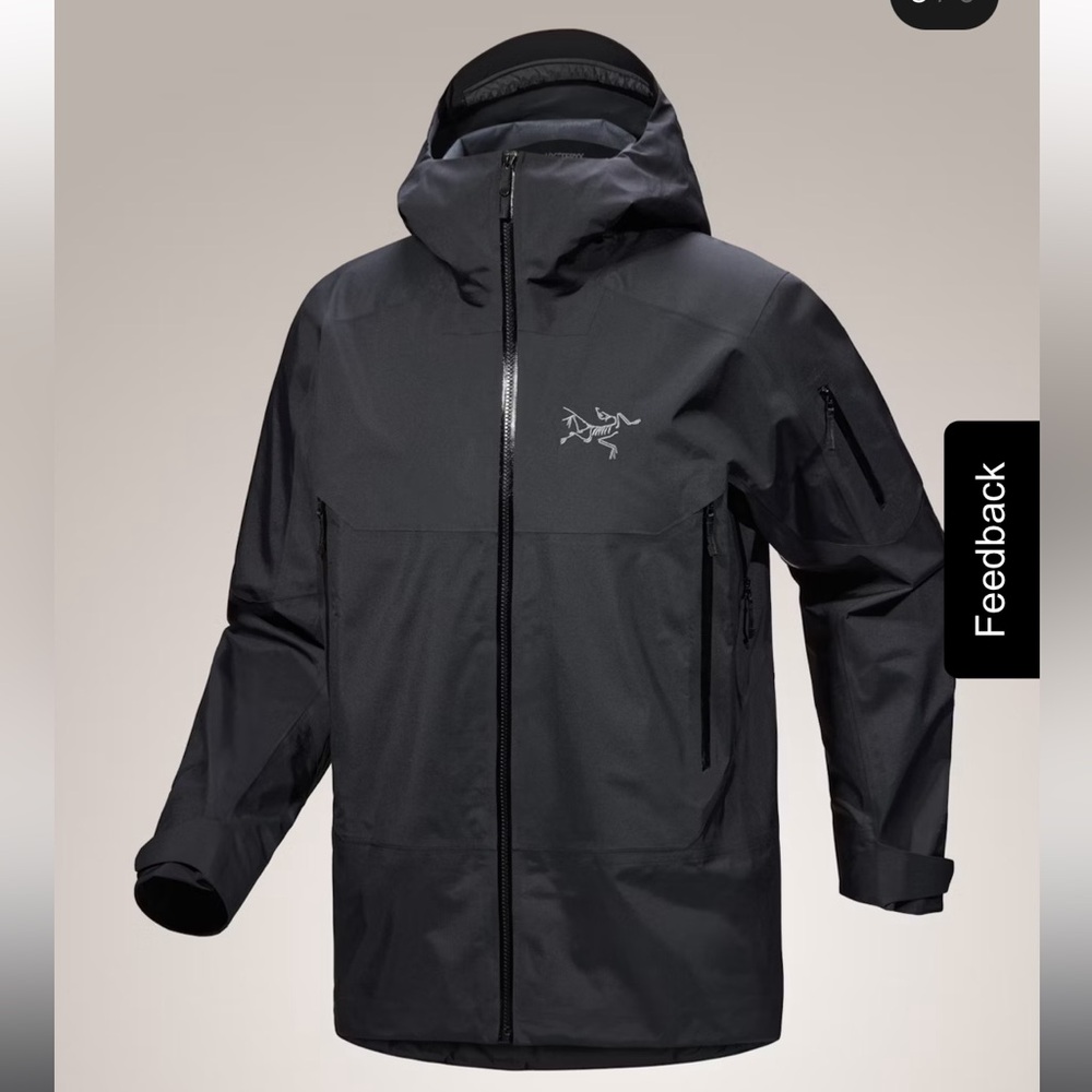 SABRE MENS S GORETEX JACKET ARCTERYX BLACK